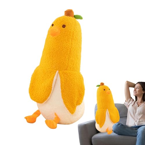 Animal Duck Plush Pillow, Cute Stuffed Banana Duck, Hugging Duck Plush Toy, Banana Duck Stuffed Animal,Stuffed Duck Pillow, Plush Animal Pillow, Soft Duck Plush Toy, Plush Toy for Kids, von Gungtj