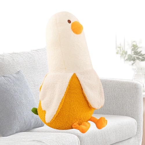 Animal Duck Plush Pillow, Cute Stuffed Banana Duck, Hugging Duck Plush Toy, Banana Duck Stuffed Animal,Stuffed Duck Pillow, Plush Animal Pillow, Soft Duck Plush Toy, Plush Toy for Kids, von Gungtj