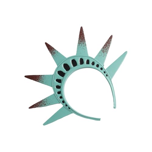 Gungtj 4th of July Headband, Statue Goddesses Costume, 11.81x5.12x3.94 Inches Comfortable Fit, Lightweight Patriotic Prop for Events, School, Independence Day, Parades and Performances Gungtj 4th of July Headband, Statue Goddesses Costume, 11.81x5.12x3.94 Inches Comfortable Fit, Lightweight Patriotic Prop for Events, School, Independence Day, Parades and Performances von Gungtj