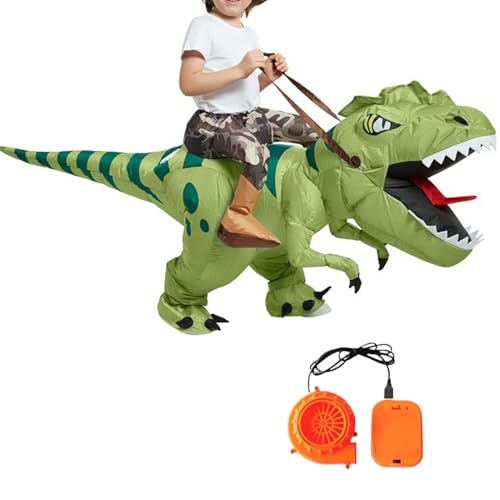 Gungtj Dinosaurier Kostüm Erwachsene | Dinosaurier Halloween Kostüm | Lustiges Verkleidung Zum Daraufsitzen Für Geburtstag Cosplay Veranstaltungstheater von Gungtj