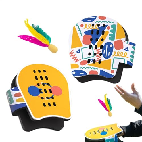 Gungtj Familien-Paddelspiel, tragbares Paddelspiel, Federball-Sportspiel, Hand-Augen-Koordinationsspiel, Balance-Trainingsspiel, Paddelspiel für Kinder, Paddelspiel für Erwachsene, Outdoor-Ballsport Gungtj Familien-Paddelspiel, tragbares Paddelspiel, Federball-Sportspiel, Hand-Augen-Koordinationsspiel, Balance-Trainingsspiel, Paddelspiel für Kinder, Paddelspiel für Erwachsene, Outdoor-Ballsport von Gungtj