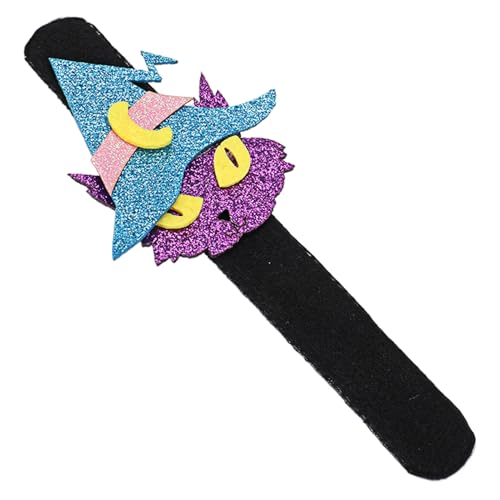 Gungtj Halloween Slap Bracelet, Decorative Festival Wristband, 8.27x2.95x0.39 inches Party Favor Accessory, Colorful Reusable Band, Safe Soft Material for Kids Costume Competition School Gathering Gungtj Halloween Slap Bracelet, Decorative Festival Wristband, 8.27x2.95x0.39 inches Party Favor Accessory, Colorful Reusable Band, Safe Soft Material for Kids Costume Competition School Gathering von Gungtj