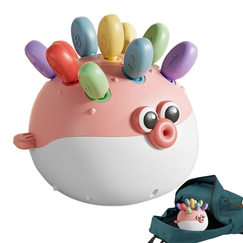 Gungtj Matching Game, Educational Recognition Toys, 5.51x5.31x4.92 Inches Fun Color Sorting Activity, Cute Shape Design, Preschool Matching Toy for Kids Ages 1-3 Boys Girls Teachers and Boxed Set von Gungtj