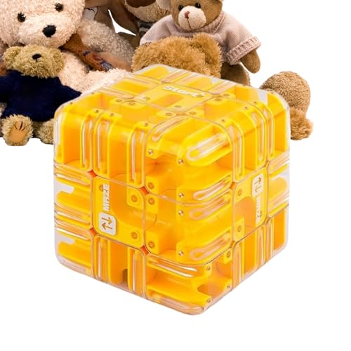 Gungtj Maze Kugel - Interaktiver 3D Gedächtnistrainer | Irrgarten Würfel | Für Klassenzimmer Geburtstag Schule Reise Wartezimmer Familientreffen Gesellschaftliche Veranstaltung Feiertagsfeier von Gungtj