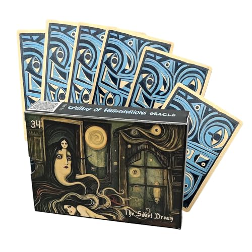 Gungtj Oracle Karten - 52 Stück Inspirierende Wachstumskarten mit Positivität - Affirmations Kartenspiel für Frauen Männer Anfänger persönliche Berater Hexenlesen Meditation Gebet tägliche Feier von Gungtj