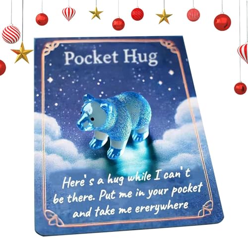 Gungtj Pocket Animal - Little Card Toy Figures for Birthday Christmas Easter, Cute Encouragement Collectibles with Comforting Message, Pocket Size Gift for Family Friends Students Car Travel Gungtj Pocket Animal - Little Card Toy Figures for Birthday Christmas Easter, Cute Encouragement Collectibles with Comforting Message, Pocket Size Gift for Family Friends Students Car Travel von Gungtj