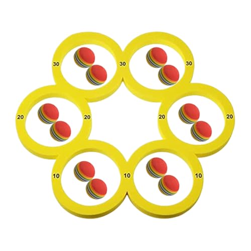 Gungtj Pool Game, Floating Throwing Pool Toy with Twelve Attached Rainbow Balls, 12.56x11.3x0.39 Inches Compact Design, Interactive Multiplayer Activity for and Outdoor Parties Gungtj Pool Game, Floating Throwing Pool Toy with Twelve Attached Rainbow Balls, 12.56x11.3x0.39 Inches Compact Design, Interactive Multiplayer Activity for and Outdoor Parties von Gungtj
