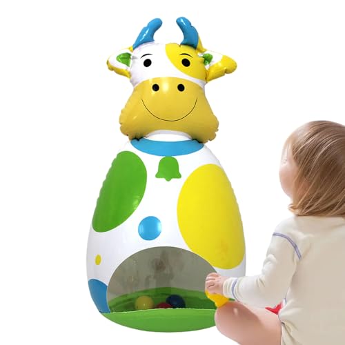 Gungtj Wackelfigur, 3-D Baby Wackelspielzeug, Aufblasbare Kuhfigur Kinder Spiel Mit Mehreren Funktionen Für Zuhause Reise Geburtstag Klassenzimmer Schlafzimmer Mädchen Gartenaktivitäten Gungtj Wackelfigur, 3-D Baby Wackelspielzeug, Aufblasbare Kuhfigur Kinder Spiel Mit Mehreren Funktionen Für Zuhause Reise Geburtstag Klassenzimmer Schlafzimmer Mädchen Gartenaktivitäten von Gungtj