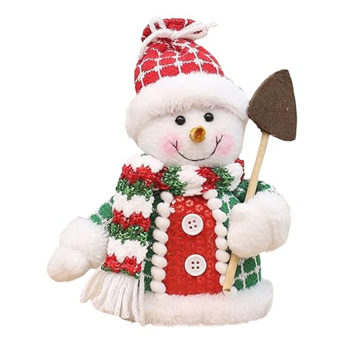 Gungtj Weihnachts Plüsch,Santa Claus Elch Begleit Puppe Für Kinder - Weicher Festtag Spielzeug Für Weihnachten Kinder Jugendliche Erwachsene Schlafzimmer Wohnzimmer Sofa Nachttisch von Gungtj