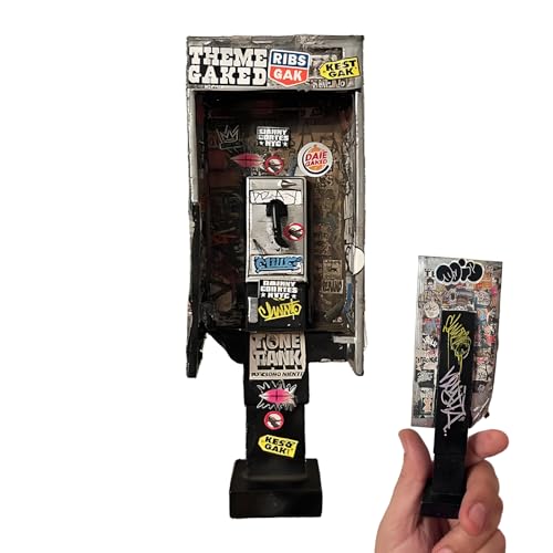 Miniatur -Münztelefone - US -amerikanisches Telefon Booth -Modell für Sammler, Vintage -Schreibtischverzierung mit realistischen Retro -Details, Mini -Spielzeugkabinenanzeige für Puppenhaus, Studienti Miniatur -Münztelefone - US -amerikanisches Telefon Booth -Modell für Sammler, Vintage -Schreibtischverzierung mit realistischen Retro -Details, Mini -Spielzeugkabinenanzeige für Puppenhaus, Studienti von Gungtj