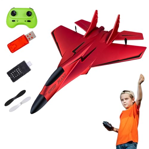 Remote Control Airplane with Light, 2 Channel Rc Plane Glider, 2.4ghz Rc Flying Toy for Kids Beginners, Perfect Outdoor Flying Fun and Toy for Children Entertainment at Home Remote Control Airplane with Light, 2 Channel Rc Plane Glider, 2.4ghz Rc Flying Toy for Kids Beginners, Perfect Outdoor Flying Fun and Toy for Children Entertainment at Home von Gungtj