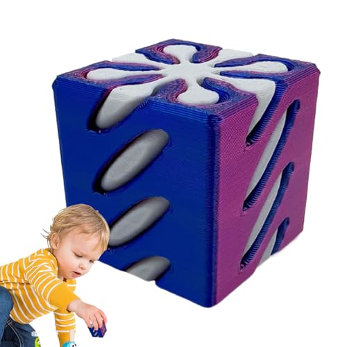 Spirals Cone Fidget Toy, 3D Printed Interactive Stress Relief, 1.18x1.18 inches Compact Educational Parent Child Plaything, Unusual Sensory Model, Engaging Activity for Children von Gungtj