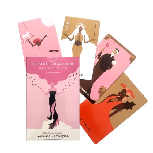 Tarot Cards, Portable 78-Card Mysterious Deck, Psychological Oracle Deck, Insightful Card Game 4.13x2.44 Inches Ideal for Future and Past Readings and Meditation von Gungtj