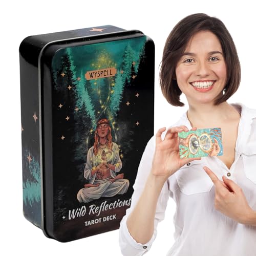Tarotkarten für Erwachsene, Unterhaltungs-Tarotkarte, 11 x 6,7 x 4 cm, -Wahrsagen-Deck mit wilden Reflexionen, skurriles Wahrsager-Set für intuitive Führung und Spaß Tarotkarten für Erwachsene, Unterhaltungs-Tarotkarte, 11 x 6,7 x 4 cm, -Wahrsagen-Deck mit wilden Reflexionen, skurriles Wahrsager-Set für intuitive Führung und Spaß von Gungtj