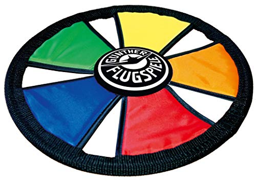 Paul Günther 1381 - Soft Flying Disc Frisbee aus Textil, weiches Material, Durchmesser ca. 25 cm, Wurfscheibe, Flugscheibe für einfaches Werfen und Fangen von Günther Flugspiele