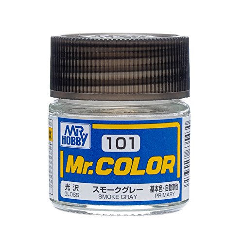 Gundam Mr. Color 101 - Smoke Gray (Gloss/Primary Car) Paint 10ml. Bottle Hobby by mr hobby von GSI Creos