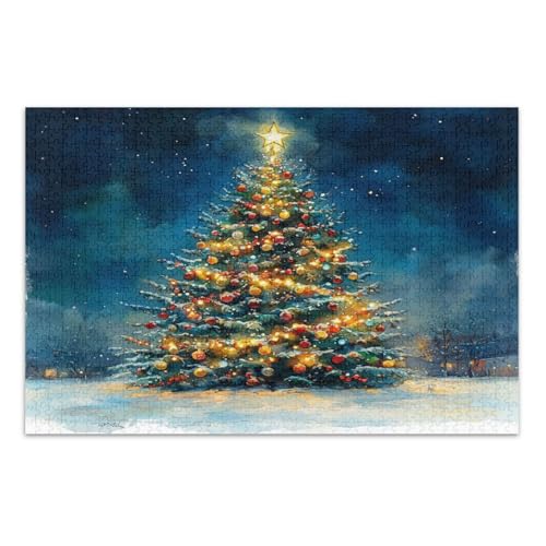 1000 Teile Puzzle - Puzzle für Erwachsene Ein Weihnachtsbaum 1000 Teile Puzzle - Puzzle für Erwachsene Ein Weihnachtsbaum von GuoChe
