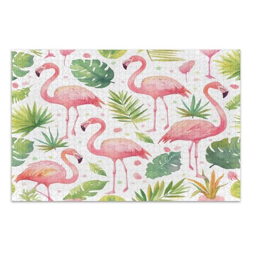 1000 Teile Puzzle - Puzzle für Erwachsene Flamingo Muster 1000 Teile Puzzle - Puzzle für Erwachsene Flamingo Muster von GuoChe