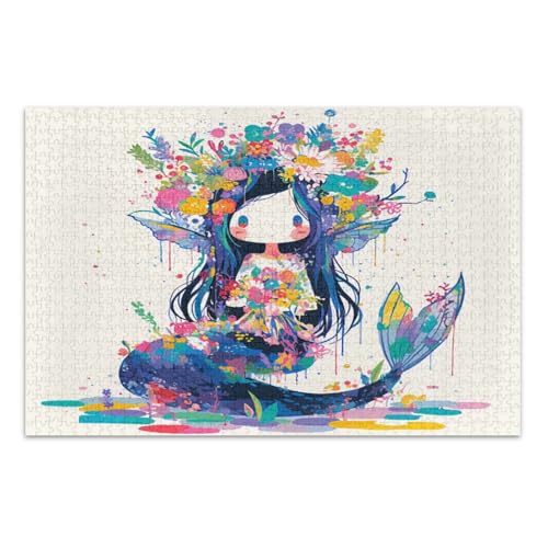 1000 Teile Puzzle - Puzzle für Erwachsene Meerjungfrau 1000 Teile Puzzle - Puzzle für Erwachsene Meerjungfrau von GuoChe