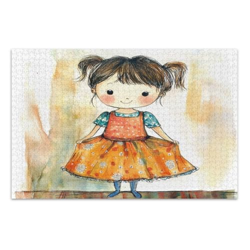 1000 Teile Puzzle - Puzzle für Erwachsene Puppe verkleiden sich in einem schönen Kleid 1000 Teile Puzzle - Puzzle für Erwachsene Puppe verkleiden sich in einem schönen Kleid von GuoChe