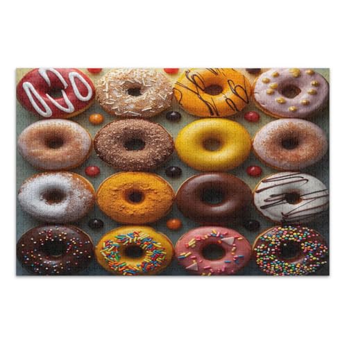 1000 Teile Puzzle - Puzzle für Erwachsene Schokolade Donut 1000 Teile Puzzle - Puzzle für Erwachsene Schokolade Donut von GuoChe