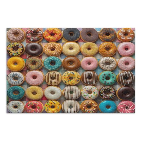 1000 Teile Puzzle - Puzzle für Erwachsene Verschiedene Donuts 1000 Teile Puzzle - Puzzle für Erwachsene Verschiedene Donuts von GuoChe