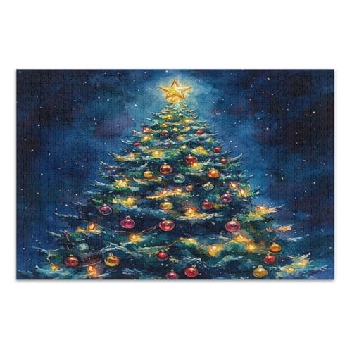 A Christmas Tree Jigsaw Puzzles 500 Pieces for Adults, Coolest Challenging Puzzles for Kids Elderly A Christmas Tree Jigsaw Puzzles 500 Pieces for Adults, Coolest Challenging Puzzles for Kids Elderly von GuoChe
