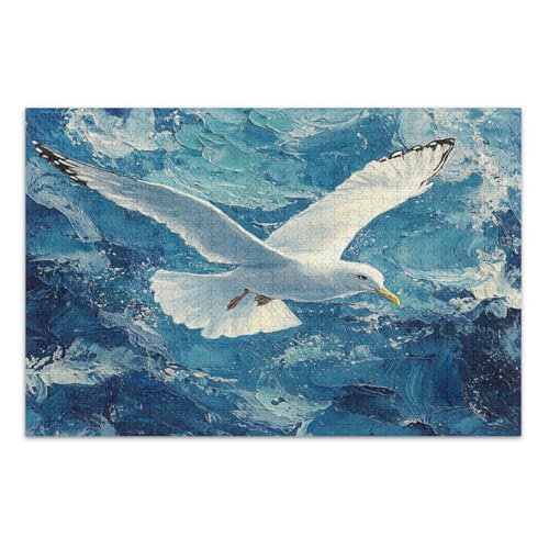 A White Seagul 1000 Teile Puzzle - Puzzle für Erwachsene A White Seagul 1000 Teile Puzzle - Puzzle für Erwachsene von GuoChe