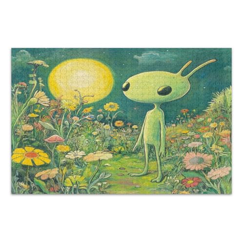Alien Exploring The Earths Backyard 1000 Teile Puzzle - Puzzle für Erwachsene Alien Exploring The Earths Backyard 1000 Teile Puzzle - Puzzle für Erwachsene von GuoChe