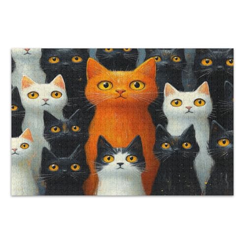 Cute Cats Jigsaw Puzzles 500 Pieces for Adults, Coolest Challenging Puzzles for Kids Elderly Cute Cats Jigsaw Puzzles 500 Pieces for Adults, Coolest Challenging Puzzles for Kids Elderly von GuoChe