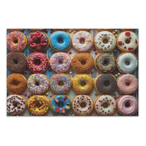 Donut-Puzzles 500 Teile für Erwachsene, coolste herausfordernde Puzzles für Kinder und ältere Menschen Donut-Puzzles 500 Teile für Erwachsene, coolste herausfordernde Puzzles für Kinder und ältere Menschen von GuoChe
