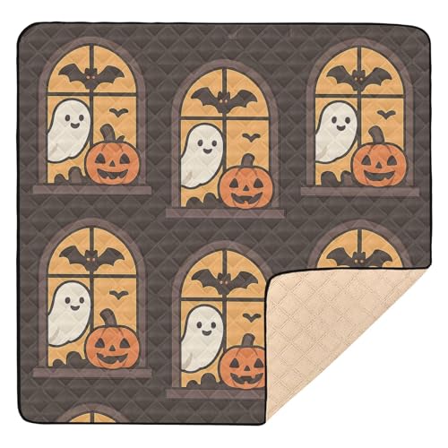 Geister und Kürbisse in Fenstern, Halloween-Muster, weich, dick, für Boden, wasserabweisend, Baby-Krabbeln Geister und Kürbisse in Fenstern, Halloween-Muster, weich, dick, für Boden, wasserabweisend, Baby-Krabbeln von GuoChe