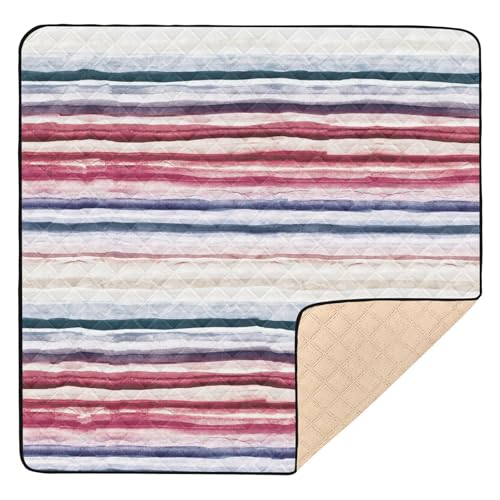 Grunge Stripes Trendige große stilvolle Bodenmatte für den Boden, ungiftige Aktivitätsmatte für Babys, Kinder, Kleinkinder Grunge Stripes Trendige große stilvolle Bodenmatte für den Boden, ungiftige Aktivitätsmatte für Babys, Kinder, Kleinkinder von GuoChe