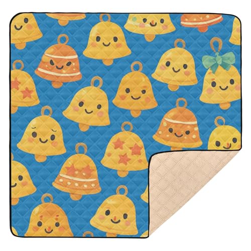 GuoChe Aktivitätsmatte mit Weihnachtsglocken-Muster, groß, stilvoll für den Boden, leicht, Bauch-Aktivitätsmatte für Babys GuoChe Aktivitätsmatte mit Weihnachtsglocken-Muster, groß, stilvoll für den Boden, leicht, Bauch-Aktivitätsmatte für Babys von GuoChe
