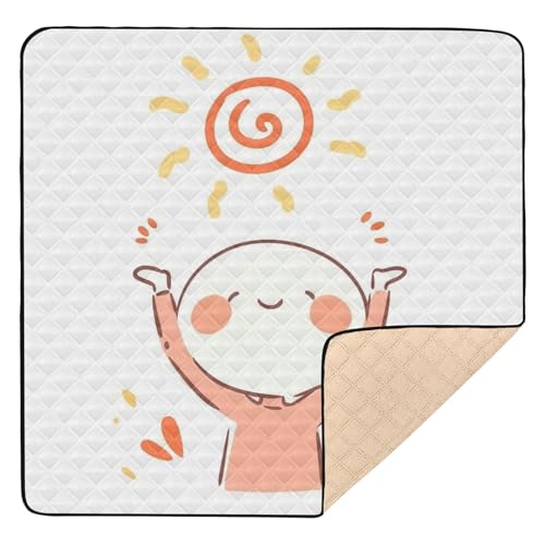 GuoChe Artoon Charakter mit Sonne, weicher Schaumstoff für Boden, tragbare Bauchzeitmatte für Babys, Säuglinge, Kleinkinder, GuoChe Artoon Charakter mit Sonne, weicher Schaumstoff für Boden, tragbare Bauchzeitmatte für Babys, Säuglinge, Kleinkinder, von GuoChe