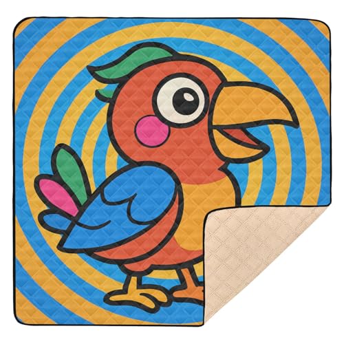 GuoChe Bird weich gepolstert für den Boden, 1-teilige Bauchzeit-Aktivitätsmatte für Babys, Kleinkinder, 127 x 127 cm GuoChe Bird weich gepolstert für den Boden, 1-teilige Bauchzeit-Aktivitätsmatte für Babys, Kleinkinder, 127 x 127 cm von GuoChe