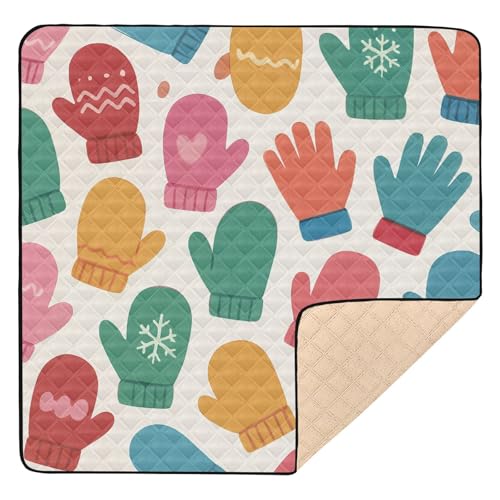 GuoChe Fäustlinge Muster Groß Stabil für Boden Leichte Baby Kick-Krabbelmatte für Babys GuoChe Fäustlinge Muster Groß Stabil für Boden Leichte Baby Kick-Krabbelmatte für Babys von GuoChe