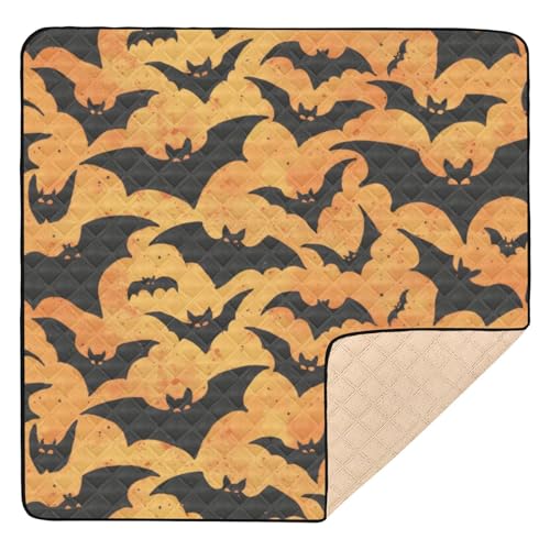 GuoChe Gefülltes Halloween-Muster, weich, dick, für drinnen und draußen, gemütlich, atmungsaktiv, Spielzimmer-Aktivitätsmatte für GuoChe Gefülltes Halloween-Muster, weich, dick, für drinnen und draußen, gemütlich, atmungsaktiv, Spielzimmer-Aktivitätsmatte für von GuoChe