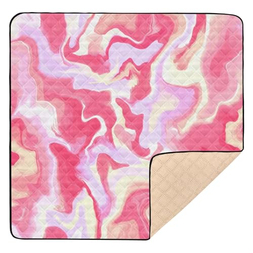 GuoChe Große und stabile Spielmatte für drinnen und draußen, aus Acryl, wasserabweisend, für Babys von GuoChe