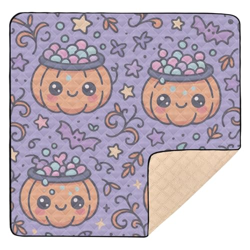 GuoChe Halloween Candycauldron Pumpkin Patch Weich Gepolstert für Boden Gemütlich Atmungsaktiv Baby Kick Krabbelmatte GuoChe Halloween Candycauldron Pumpkin Patch Weich Gepolstert für Boden Gemütlich Atmungsaktiv Baby Kick Krabbelmatte von GuoChe