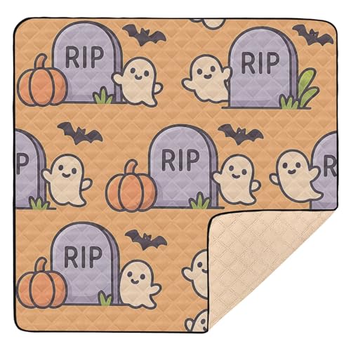 GuoChe Halloween-Grab weich gepolstert für den Boden, wasserabweisend, Baby-Spiel-Matte für Babys und Kleinkinder GuoChe Halloween-Grab weich gepolstert für den Boden, wasserabweisend, Baby-Spiel-Matte für Babys und Kleinkinder von GuoChe