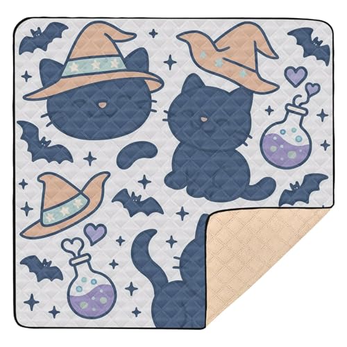 GuoChe Halloween Hexenkatzen Zaubertränke, groß, stilvoll für den Boden, 1-teilige Spielmatte für Babys GuoChe Halloween Hexenkatzen Zaubertränke, groß, stilvoll für den Boden, 1-teilige Spielmatte für Babys von GuoChe