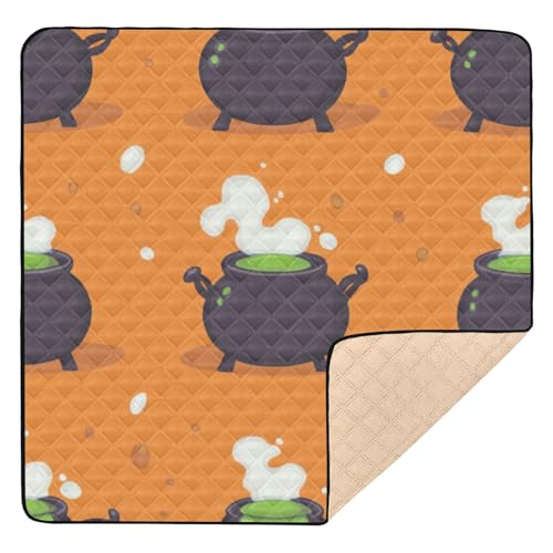 GuoChe Halloween Hexenkessel Muster Druck Weich Dick für Boden 1-teilige Bauchzeitmatte für Babys GuoChe Halloween Hexenkessel Muster Druck Weich Dick für Boden 1-teilige Bauchzeitmatte für Babys von GuoChe