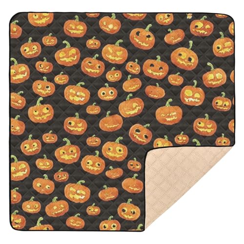 GuoChe Halloween Kürbis Muster Druck Groß rutschfest für Boden 1 Stück Gepolsterte Spielmatte für GuoChe Halloween Kürbis Muster Druck Groß rutschfest für Boden 1 Stück Gepolsterte Spielmatte für von GuoChe