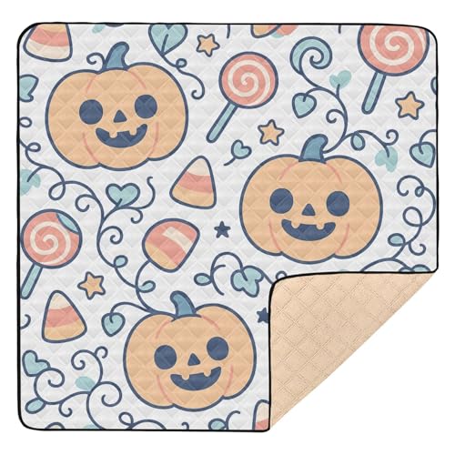 GuoChe Halloween-Kürbis-Süßigkeiten-Streuer, niedlich, faltbar, für drinnen und draußen, leichte Spielzimmer-Aktivitätsmatte GuoChe Halloween-Kürbis-Süßigkeiten-Streuer, niedlich, faltbar, für drinnen und draußen, leichte Spielzimmer-Aktivitätsmatte von GuoChe