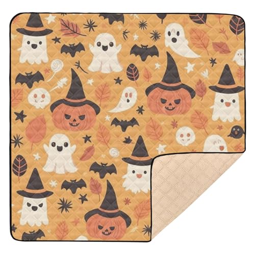 GuoChe Halloween-Muster, weicher Schaumstoff, für drinnen und draußen, leichte gepolsterte Babymatte für Babys von GuoChe