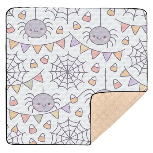 GuoChe Halloween-Spinnennetz-Girlande, groß, rutschfest, für Boden, leicht, gepolstert, Spielmatte für Babys und Kinder GuoChe Halloween-Spinnennetz-Girlande, groß, rutschfest, für Boden, leicht, gepolstert, Spielmatte für Babys und Kinder von GuoChe