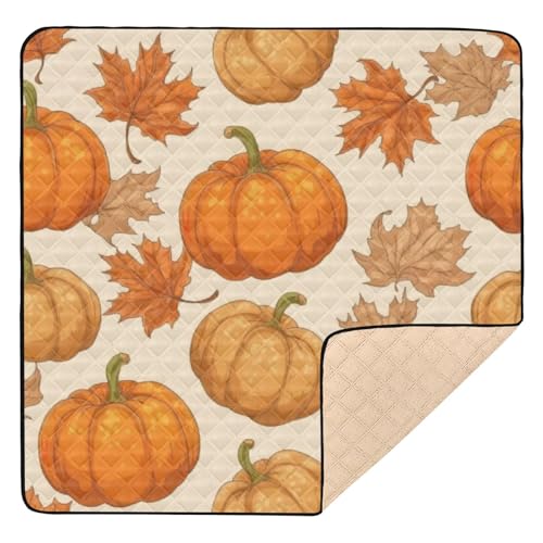 GuoChe Herbst-Halloween-Dekorativer Druck für Heimakzente, weicher Schaumstoff für drinnen und draußen, tragbar, gepolstert von GuoChe