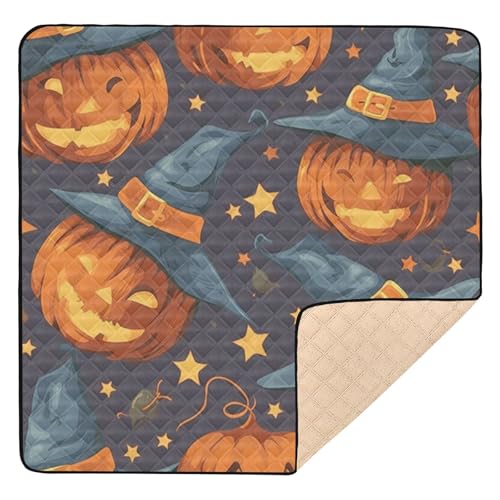 GuoChe Hexenhut, Kürbis, Halloween, weich, dick, für Boden, wasserabweisend, Spielmatte für Babys und Kleinkinder GuoChe Hexenhut, Kürbis, Halloween, weich, dick, für Boden, wasserabweisend, Spielmatte für Babys und Kleinkinder von GuoChe