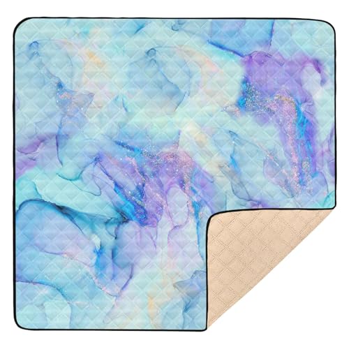GuoChe Ink Streaks Large Stylish for Floor Comfortable Infant Play Mat for Babies Infants Toddlers, von GuoChe
